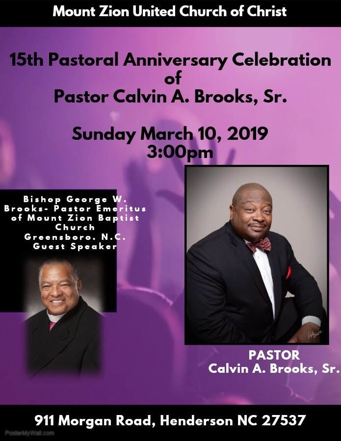 Pastor Brooks 15th Anniversary Celebration - Alpha Phi Alpha Fraternity ...