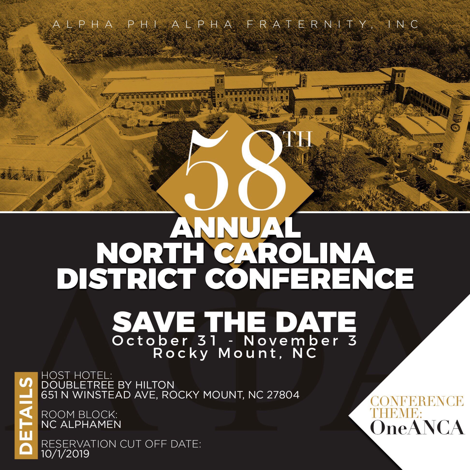 58th ANCA District Convention Alpha Phi Alpha Fraternity, Inc.